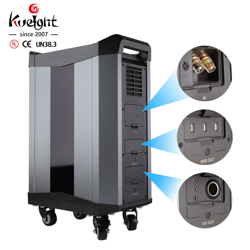Bộ nguồn di động ngoài trời LiFePo4 Bộ nguồn cắm trại 18650 Lithium Di động