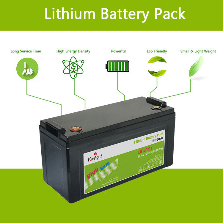 Pin axit chì thay thế lithium Pin 12 v 120ah Lifepo4 cho hệ thống Rv gia đình