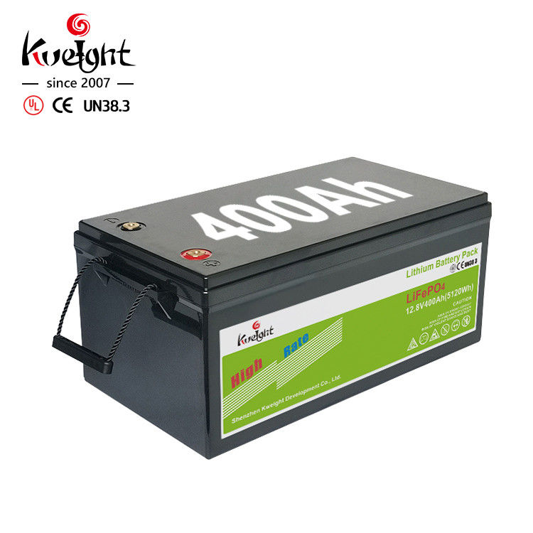 Pin 12,8v 400ah Lifepo4 Bộ pin lithium Ion Hệ thống năng lượng mặt trời Pin du lịch Caravan